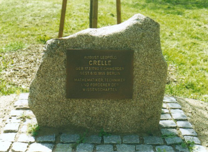 Gedenkstein in Eichwerder