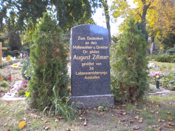 Grab von August Zillmer