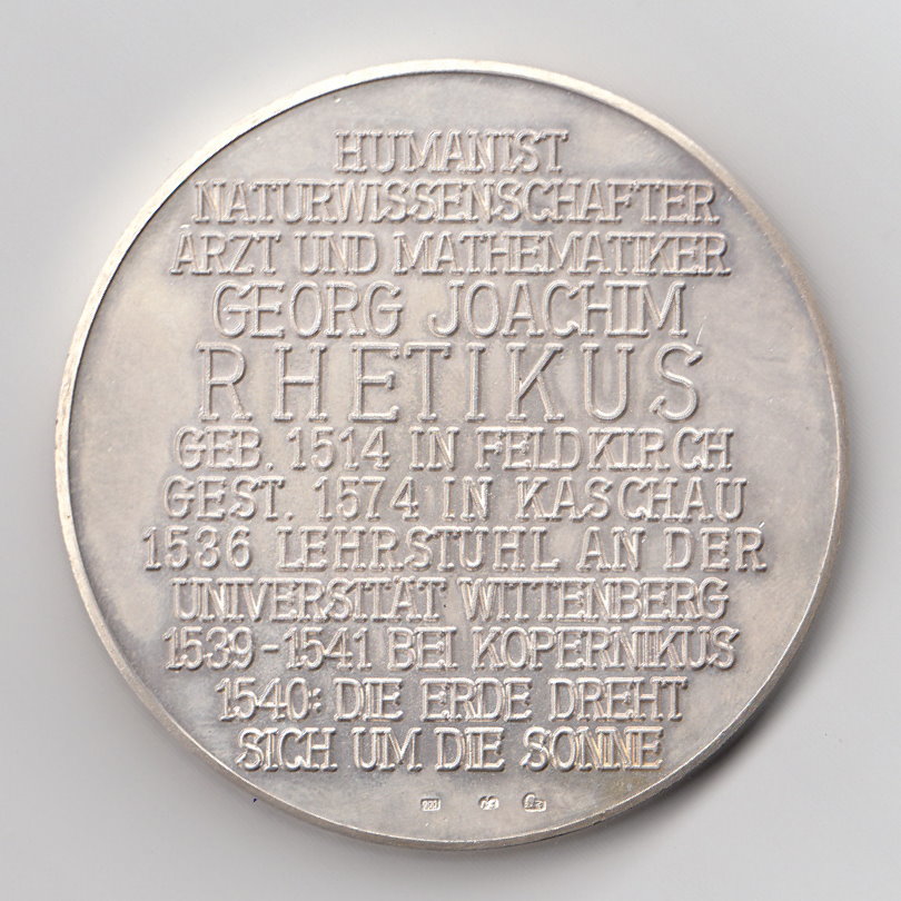 Medaille (Revers) fuer Georg Joachim von Lauchen