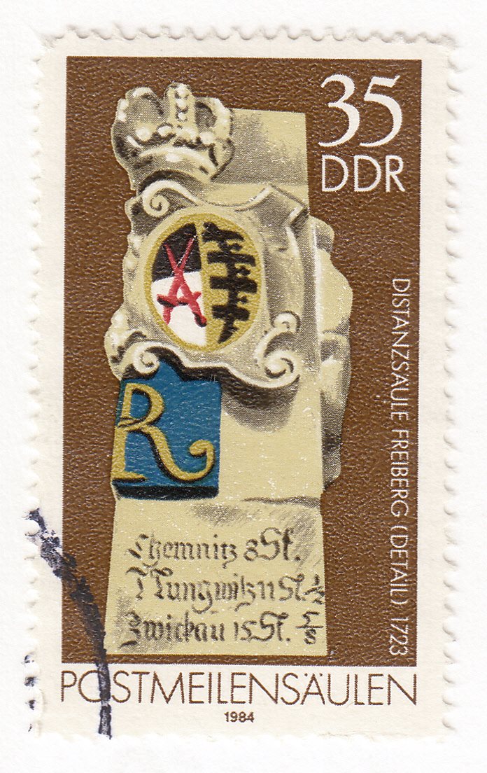 Briefmarke der DDR aus dem Jahr 1984